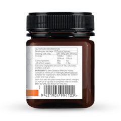 Monofloral Manuka Honey 100 MGO 250g