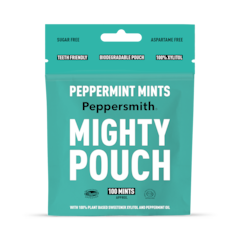 Image 1 for Sugar Free Peppermint Mints (Mighty Pouch) 60g