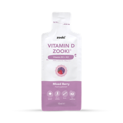 Image 1 for Vitamin D3 3000IU & K2 100UG Mixed Berry Flavour 15ml Sachet