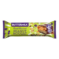 Buttermilk Plant Powered Peanut Nougat Caramel Snack Bar 50g