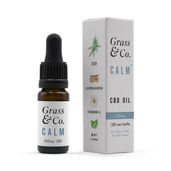 Image 1 for CALM CBD Consumable Oil 500mg with Ashwagandha, Chamomile & Mint 10ml