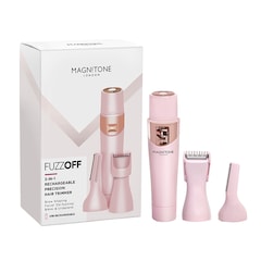 Magnitone FuzzOff 3-in-1 Rechargeable Precision Hair Trimmer - Pink