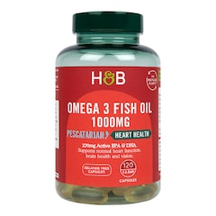 Pescatarian Omega 3 Fish Oil 1000mg 120 Capsules