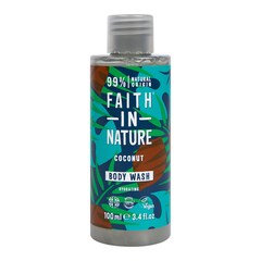 Faith in Nature Body Wash Travel Gift Set 3 x 100ml