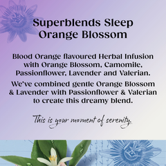Image 2 for Superblends Sleep Valerian & Orange Blossom 20 Tea Bags