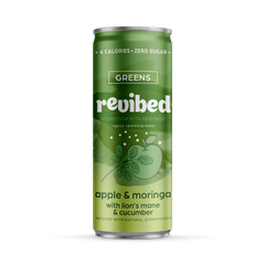 Image 1 for Revibed Superfood Infusions Greens (Apple & Moringa) Sparkling Water 250ml