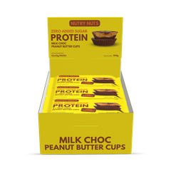 Image 2 for CUPS Milk compound with peanut filling - HIGH PROTEIN (2x21)g 12 Pack