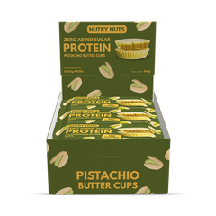 Image 2 for CUPS White Compound with Pistachio Filling 12x12x(2x21g) 12Pack