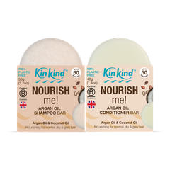 Image 1 for NOURISH me! Argan Oil Shampoo and Conditioner Bar Set 90g