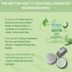 Image 2 for SOOTHE me! Aloe Vera After Sun Moisturiser Bar 40g