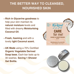 Image 2 for CARE for me! Moisturising BodyWash Bar 50g