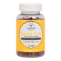 Lashilé Beauty Good Sun Vitamins Boost Peach Flavour 60 Vegan Gummies