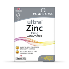 Image 1 for Ultra Zinc 15mg with Copper 60 Tablets