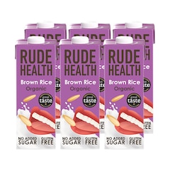 Rude Health Organic Brown Rice Drink 6 x 1 Litre