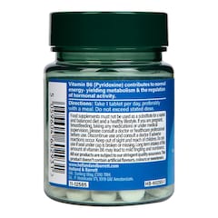 Holland & Barrett Vitamin B6 + Pyridoxine 50mg 120 Tablets