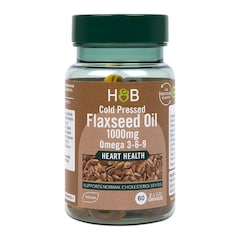 Holland & Barrett Vegan Flaxseed Triple Omega 3-6-9 Oil 60 Capsules