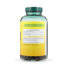 Image 3 for Ultra Soya Lecithin 240 Capsules 1200mg