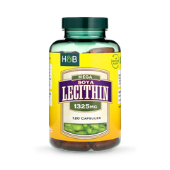 Image 1 for Mega Soya Lecithin Fat Emulsifier 120 Capsules 1325mg