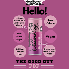 Image 2 for Berry Hop Sparkling Apple Cider Vinegar with 'The Mother' Drink 250ml