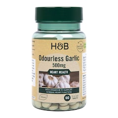 Holland & Barrett Enteric Coated Odourless Garlic 500mg 60 Tablets