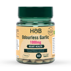 Image 1 for Enteric Coated Odourless Garlic 1000mg 60 Tablets