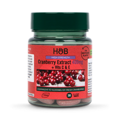 Image 1 for High Strength Cranberry Extract 400mg 30 Tablets