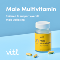Image 2 for Male Multivitamin 30 Capsules