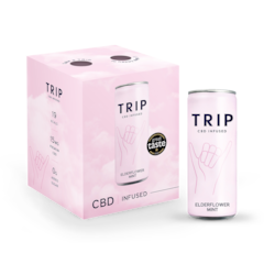 Multipack Elderflower Mint CBD Drinks 4x 250ml