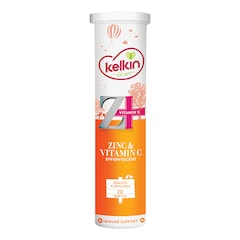 Kelkin Zinc & Vitamin C Effervescent 20 Tablets