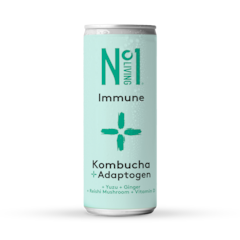 No1 Living Plus Immune Yuzu & Ginger Kombucha 250ml