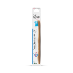 Image 1 for Humble Bamboo Kids Ultra Soft Bristle Toothbrush (Blue, Purple, White or Yellow)