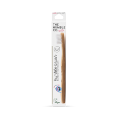 Image 4 for Humble Bamboo Kids Ultra Soft Bristle Toothbrush (Blue, Purple, White or Yellow)