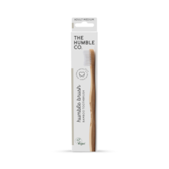Image 4 for Humble Bamboo Adult Medium Bristle Toothbrush (Blue, Purple, White or Green)