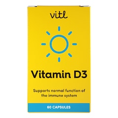 Vitl Vitamin D3 60 Capsules