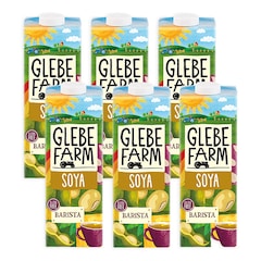 Glebe Farm Soya Drink Barista Style 6x 1L