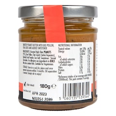 Knottys Nutri-Butter Energise Peanut Butter with Bee Pollen & Chia Seeds 180g