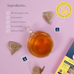 Morning Rescue Ginger Root & Lemon Balm Tea 14 Tea Bags