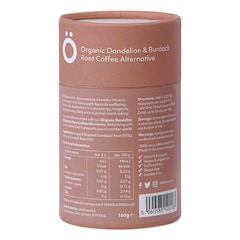Otzibrew Organic Dandelion & Burdock Root Coffee Alternative 160g