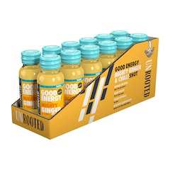 Unrooted Mighty Ginger Fresh Energy Shot 12 x 60ml