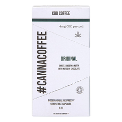 Image 1 for CANNACOFFEE Original CBD Coffee Pods x10