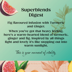 Image 2 for Superblends Digest Ginger & Turmeric with Fig 20 Teabags
