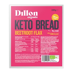 Dillon Organic Beetroot Flax Keto Bread 250g