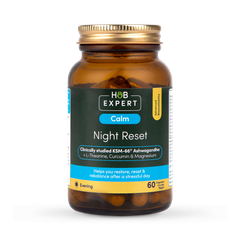 Image 1 for Calm Night Reset KSM Ashwagandha 60 Capsules