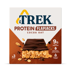 Image 1 for Trek Cocoa Oat Protein Flapjacks 3x 50g