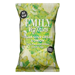Emily Veg Thins Vegan Sour Cream & Onion 23g
