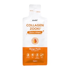 YourZooki 5000mg Hydrolysed Marine Collagen Mango Peach Flavour 15ml Sachet