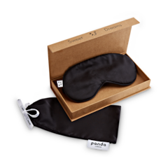 Image 1 for 100% Bamboo Eye Mask - Eclipse Black