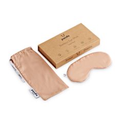 Image 2 for 100% Bamboo Eye Mask - Vintage Pink