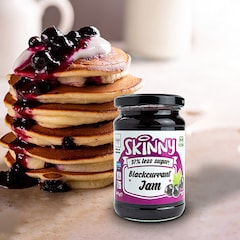The Skinny Food Co Not Guilty Low Sugar Blackcurrant Jam 340g