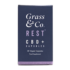 Grass & Co. REST 300mg CBD+ with Lavender 30 Vegan Capsules